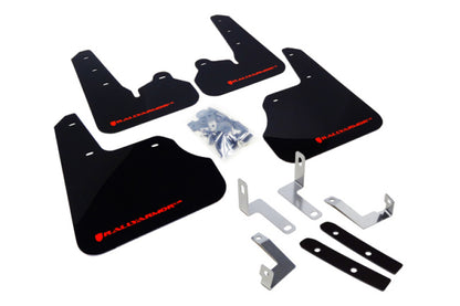 Rally Armor 2012+ Impreza 4D/5D Mud flap Red Logo MF22-UR-BLK/RD Photo - Primary