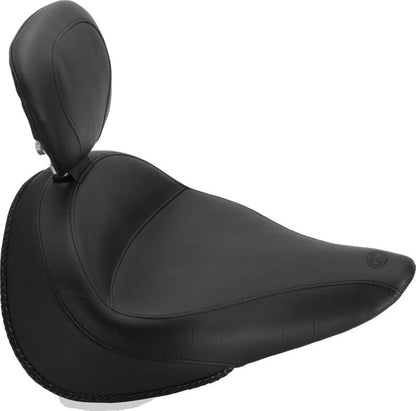Mustang Motorcycle Mustang 14-21 Yamaha Bolt Standard Touring Solo Seat w/ Driver Backrest - Black 79832 79832 Photo - Primary