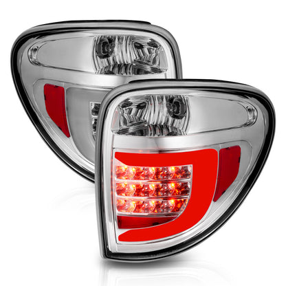 ANZO 2004-2007 Dodge Grand Caravan LED Tail Lights w/ Light Bar Chrome Housing Clear Lens 311367 311367 User 1