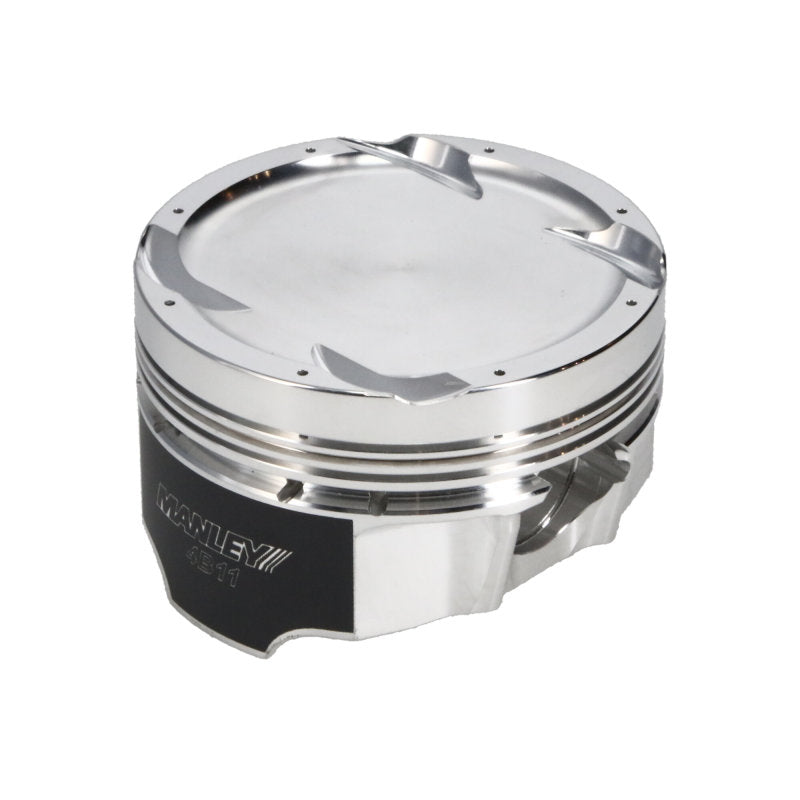 Manley 08+ Mitsubishi 4B11T 86.5mm (+.5mm) -11cc Dome 9.0:1 CR Turbo Tuff Series Piston Set w/ Rings 624205CE-4 624205CE-4 User 1