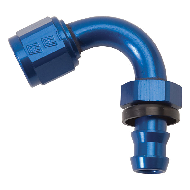 Russell Twist Lok Hose End Tight Radius #8 150 Degree Anodized 626040 Photo - Primary