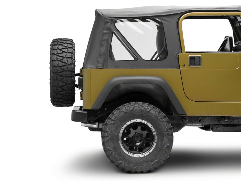 Raxiom 76-06 Jeep CJ7 Wrangler YJ & TJ Gladiator LED Tail Lights- Blk Housing (Smoked Lens) J177410 J177410 Photo - Close Up