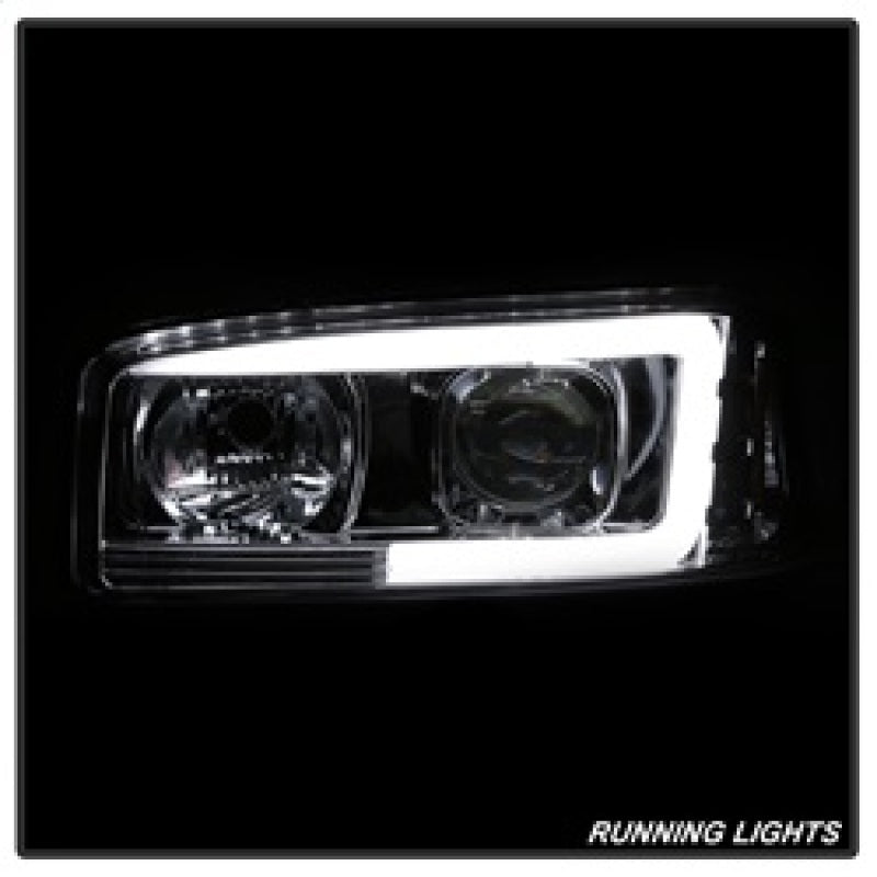 Spyder GMC Sierra 1500/2500/3500 99-06 V2 Projector Headlights - DRL - Chrome PRO-YD-CDE00V2-LB-C 5084620 5084620 Photo - Unmounted