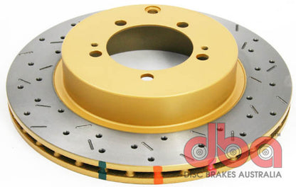 DBA 03-05 Evo 8/9 Rear Drilled & Slotted 4000 Series Rotor 4419XS 4419XS Photo - Primary