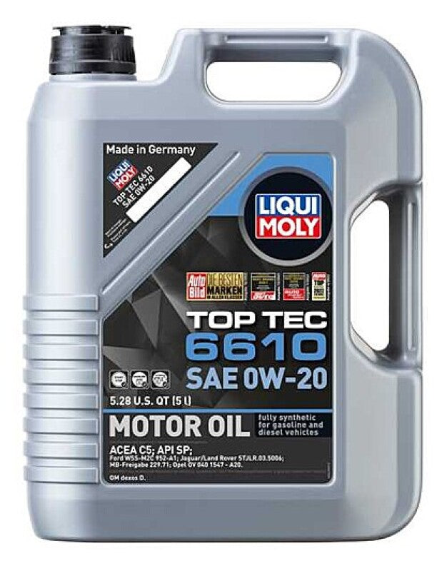 LIQUI MOLY 5L Top Tec 6610 Motor Oil SAE 0W20 22190 22190 User 1
