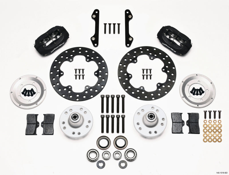 Wilwood FDL Front Drag Kit, Drilled Rotor, 70-78 Camaro 140-1019-BD Photo - Primary