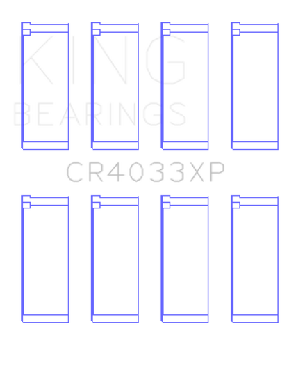 King Engine Bearings King Honda F20C / F22C / B20 / H22 16V (Size STD) Performance Rod Bearing Set CR4033XP CR4033XP Photo - Primary