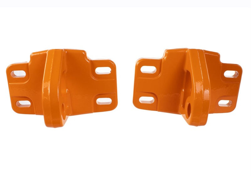 Ford Racing 2021+ Bronco Front Bumper Tow Hooks - Orange (Pair) M-18954-BO M-18954-BO Photo - Unmounted