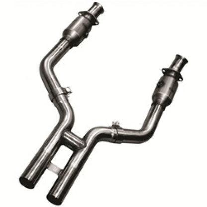 Kooks 05-10 Ford Mustang GT Shelby GT Bullitt 1-3/4 x 3 (3V) Header & Catted H-Pipe Kit 1131H250 1131H250 Photo - Unmounted