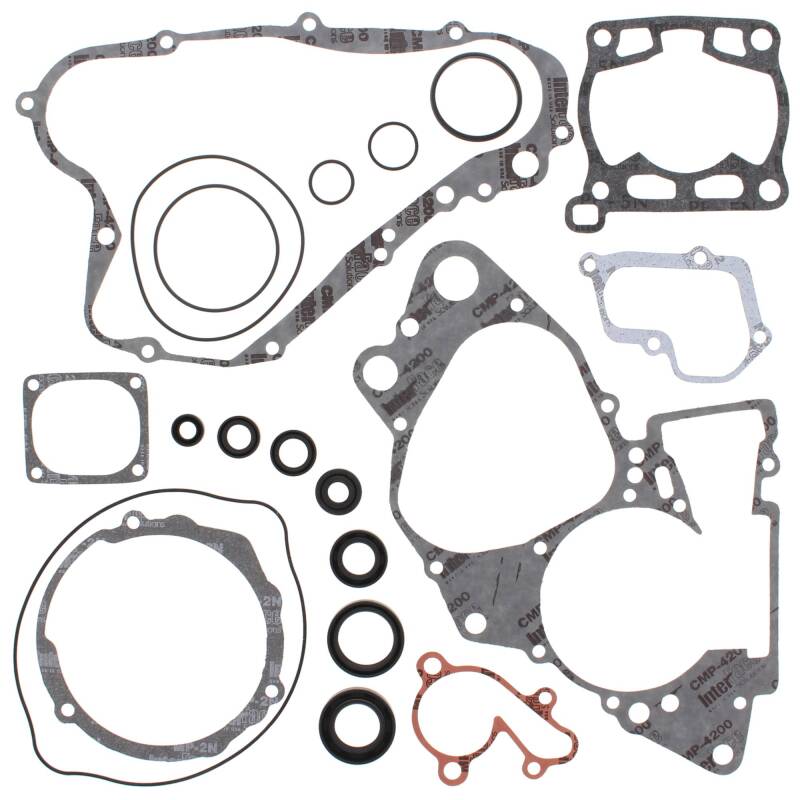 Vertex Pistons Vertex Gaskets 1991 Suzuki RM125 Complete Gasket Kit w/ Oil Seals 811545 811545 Photo - Primary