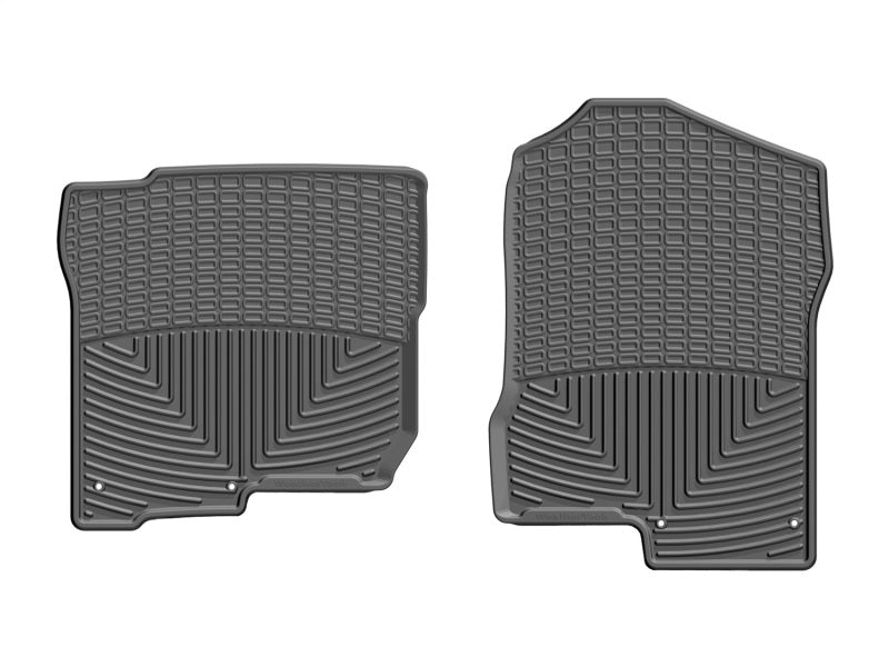WeatherTech 2017+ Nissan Titan (Heating Vents Under Front Row Seats) Front Rubber Mats - Black W455 W455 Photo - Primary