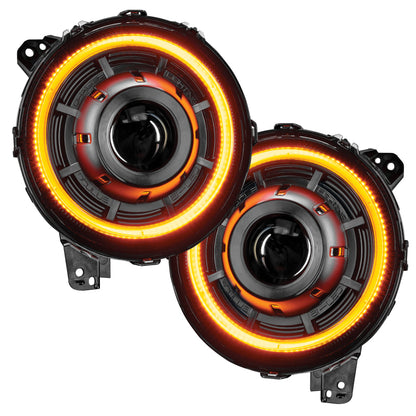 ORACLE Lighting Oracle Jeep JL/Gladiator JT Oculus Switchback Bi-LED Projector Headlights - Amber/White Switchback 5839-023 5839-023 Photo - Primary