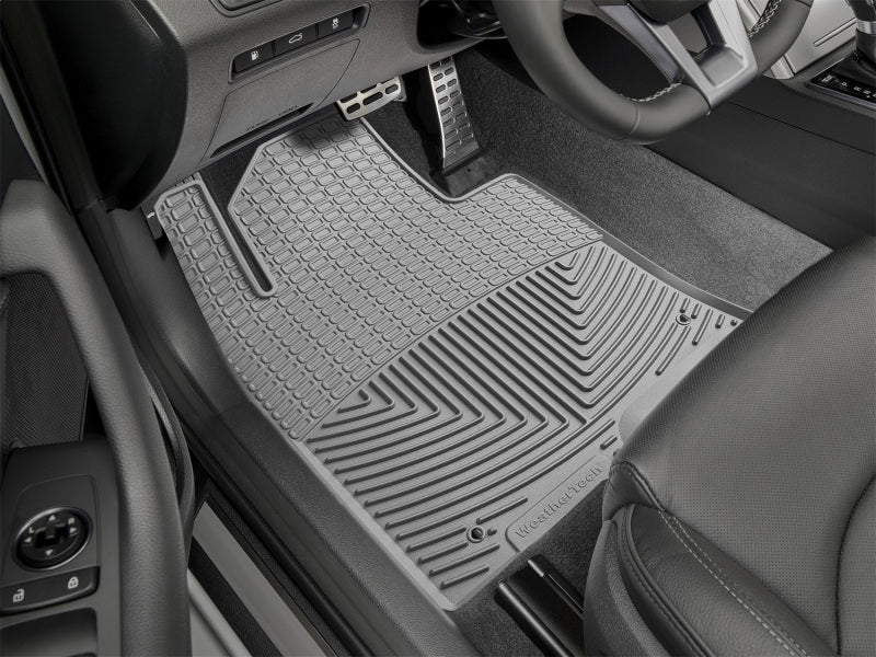 WeatherTech 2016+ Hyundai Sonata Front Rubber Mats - Grey (Fits Hybrid-Does Not Fit Plug-In Hybrid) W385GR W385GR Photo - Mounted