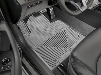 WeatherTech 2016+ Hyundai Sonata Front Rubber Mats - Grey (Fits Hybrid-Does Not Fit Plug-In Hybrid) W385GR W385GR Photo - Mounted