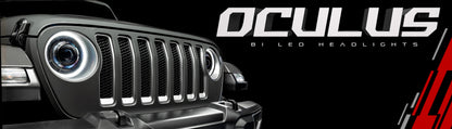 ORACLE Lighting Oracle Oculus Bi-LED Projector Headlights for Jeep JL/Gladiator JT - Graphite Metallic - 5500K 5839-504-PAU 5839-504-PAU User 7