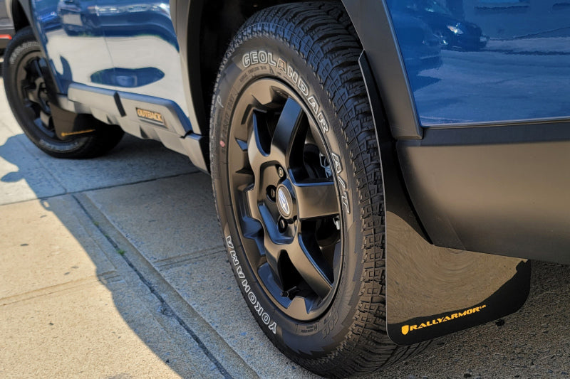 Rally Armor 2022 Subaru Outback Wilderness Black Mud Flap Blue Logo MF76-UR-BLK/BL MF76-UR-BLK/BL User 1