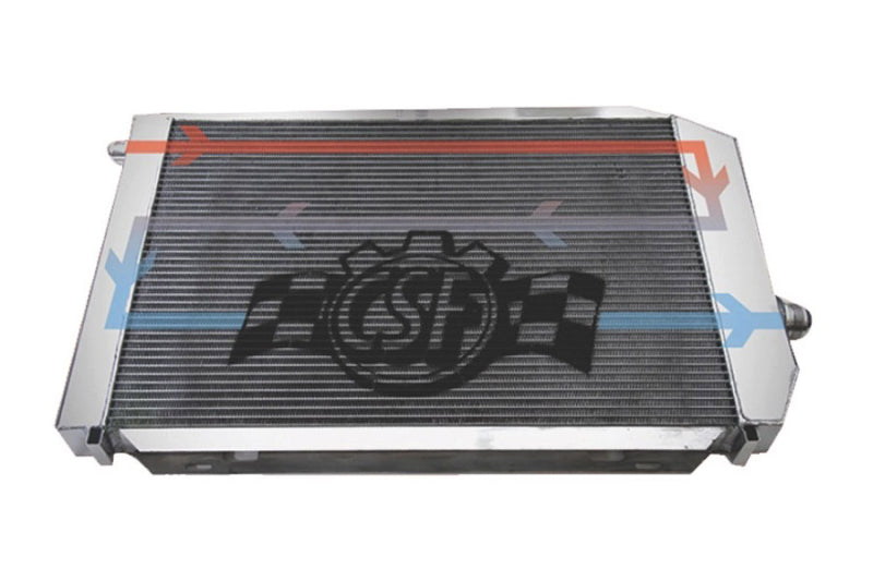 CSF BMW B58/B48 Front Mount Triple-Pass Heat Exchanger w/Rock Guard - Black 8131B 8131B Illustration Guide