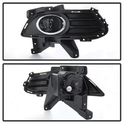 Spyder 13-16 Ford Fusion OEM Fog Lights w/Switch & Cover - Clear (FL-FFUS13-C) 5085009 5085009 Photo - Unmounted