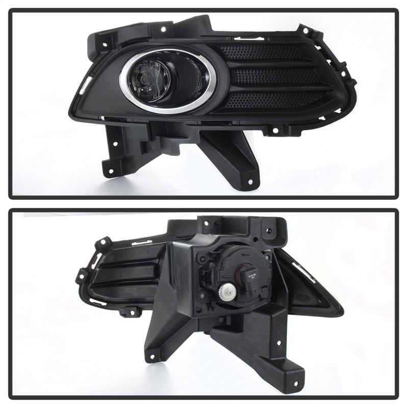 Spyder 13-16 Ford Fusion OEM Fog Lights w/Switch & Cover - Clear (FL-FFUS13-C) 5085009 5085009 Photo - Unmounted