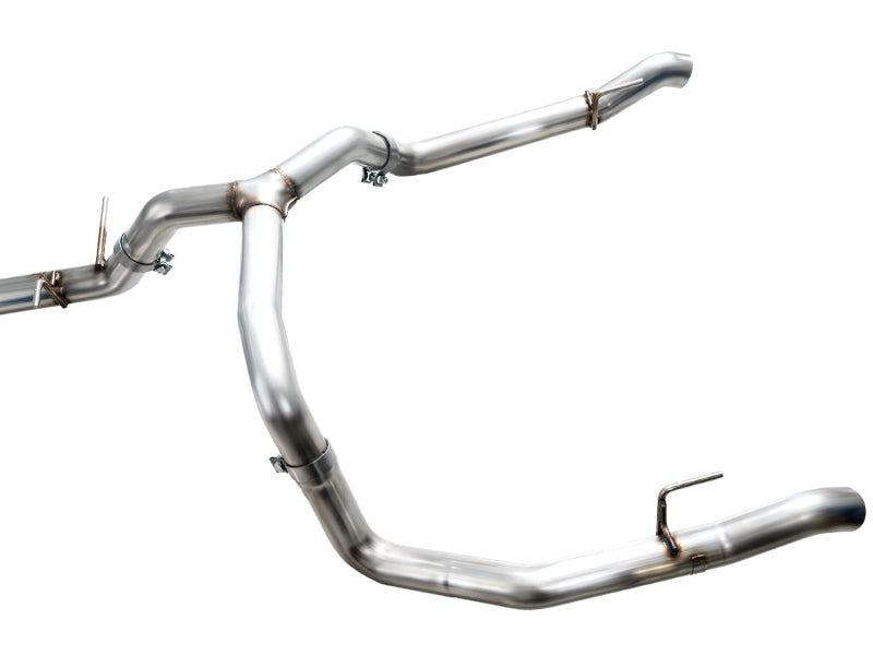 AWE Tuning AWE 4th Gen GM 1500 5.3L 0FG Catback Split Rear Exit (w/ Bumper Cutouts) - OE Tips 3015-31200 3015-31200 Photo - out of package