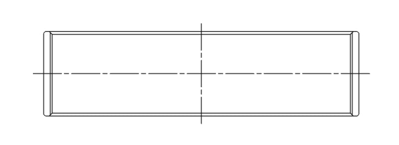 ACL Toyota 2GR-FE 3456cc V6 Standard Size High Performance Rod Bearing Set 6B8466H-STD 6B8466H-STD Technical Drawing