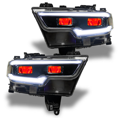 ORACLE Lighting Oracle 19-21 RAM 1500 RGB Headlight Demon Eye Kit - LED Projector - ColorSHIFT w/o Controller 1456-334 1456-334 Photo - out of package