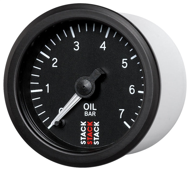 Autometer Stack 52mm 0-7 Bar M10 Male Pro Stepper Motor Oil Pressure Gauge - Black ST3301 ST3301 User 2