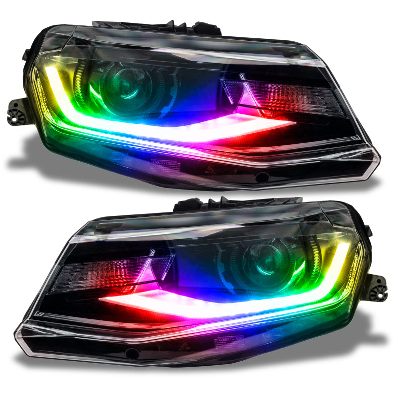 ORACLE Lighting Oracle 16-18 Chevy Camaro Dynamic Headlight DRL Upgrade Kit - ColorSHIFT - Dynamic 3982-332 3982-332 Photo - Mounted