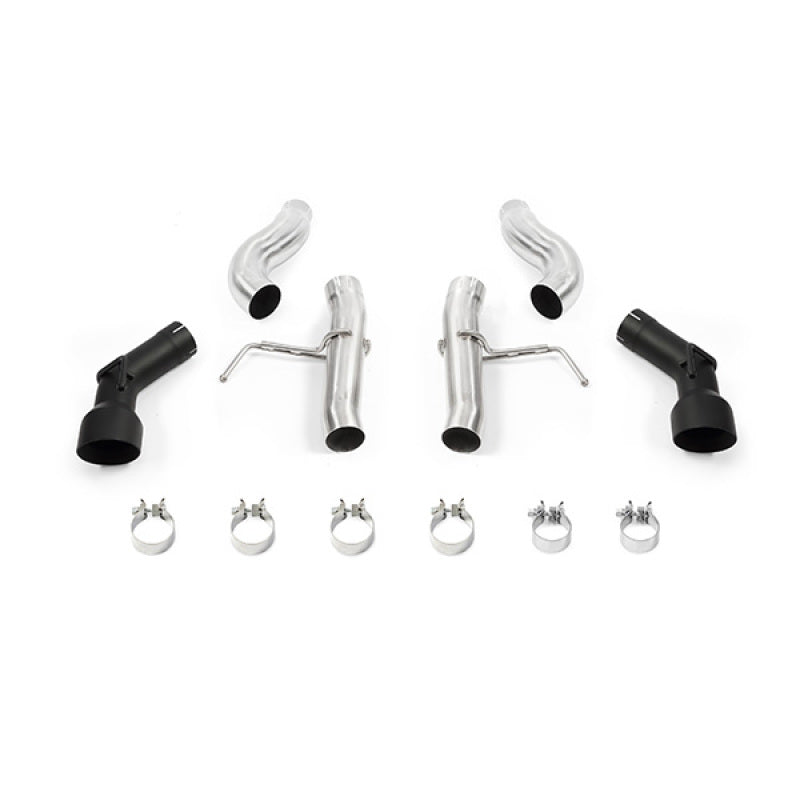 Mishimoto 2016+ Chevrolet Camaro 2.0T Dual-Tip Race Axle-Back Exhaust MMEXH-CAM4-16ADTRBK Photo - Primary