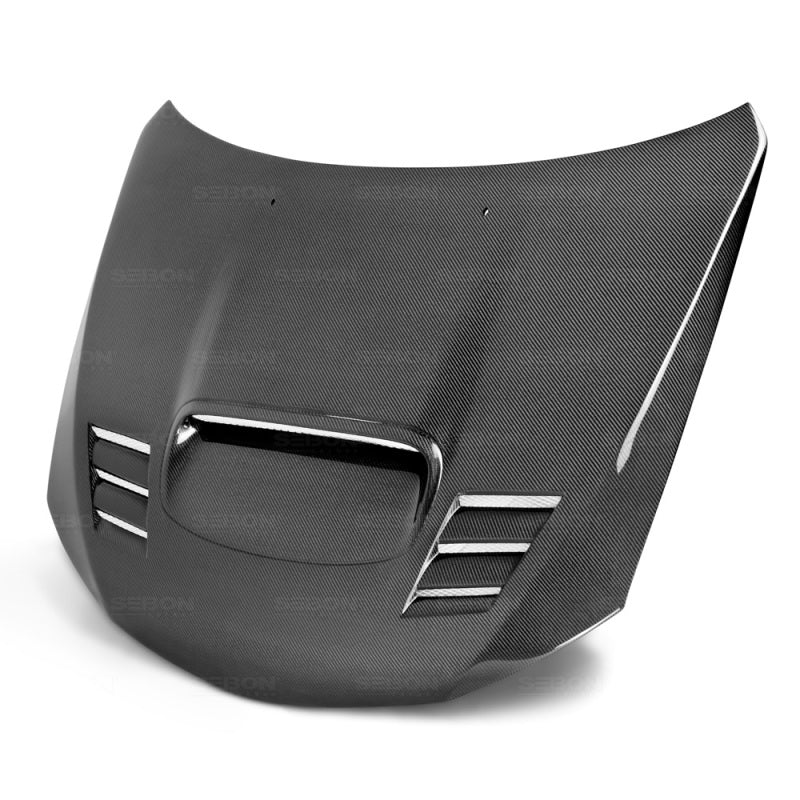 Seibon Carbon Fiber Hood For 2008-2014 Subaru WRX/STi HD0809SBIMP-CWII Photo - Primary