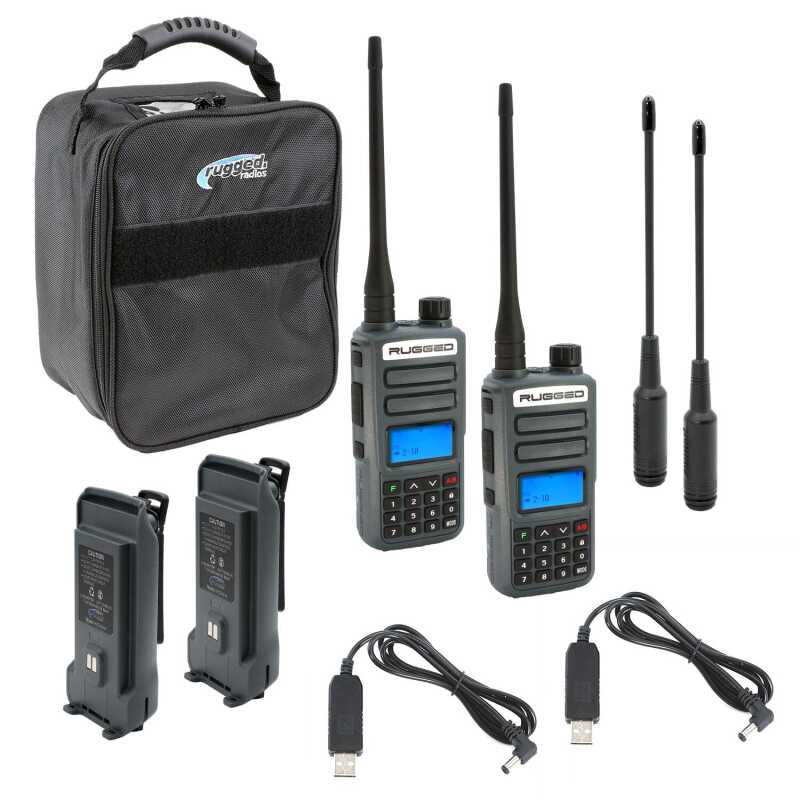 Rugged Radios ADVENTURE PACK - GMR2 PLUS - GMRS / FRS Two Way Handheld Radios with Accessories RUGGED-ADVENTURE-PACK RUGGED-ADVENTURE-PACK Photo - Primary