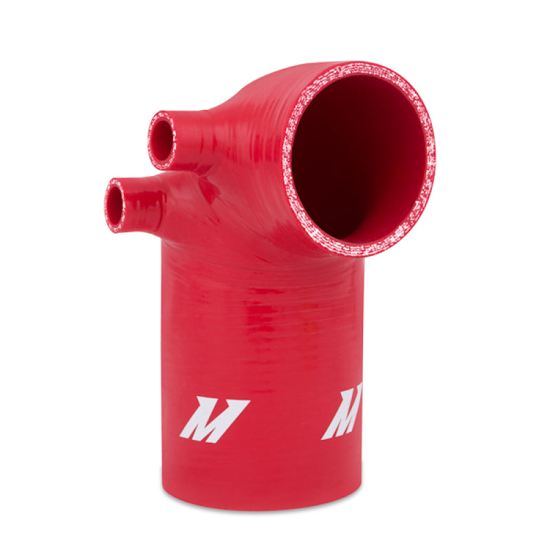 Mishimoto HFM Silicone Intake Boot - Red 92-99 BMW E36 (325/328/M3) w/ 3.5 inch MMHOSE-E36-92IB35RD Photo - Close Up