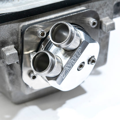 VMP Performance 1in Ford Mustang Cobra Engineering High-Flow Water Manifold VMP-SUC061 VMP-SUC061 Photo - Close Up