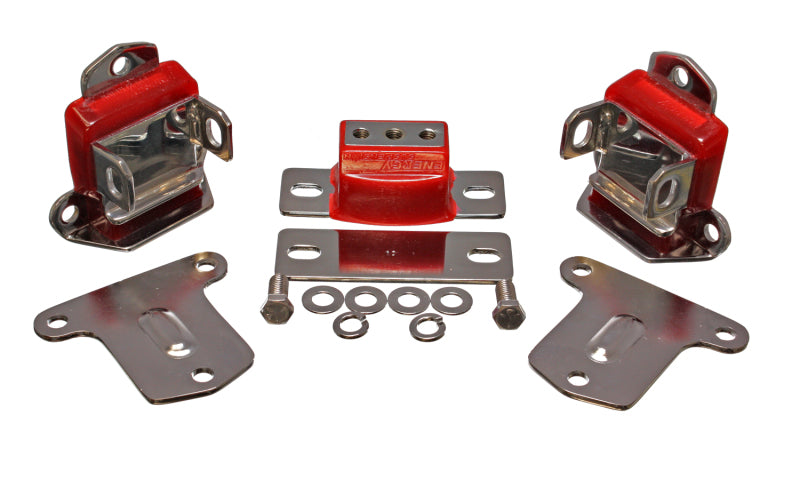 Energy Suspension Motor And Transmission Mount Red Chevrolet Camaro All 1967-1972 3.1133R Photo - Primary