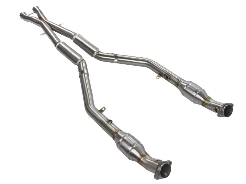 aFe 08-13 BMW(E90/92/93) MACH Force XP 304 Stainless Steel V8 4.0L w/ Cat & Resonator 49-36321-1 49-36321-1 Photo - Unmounted