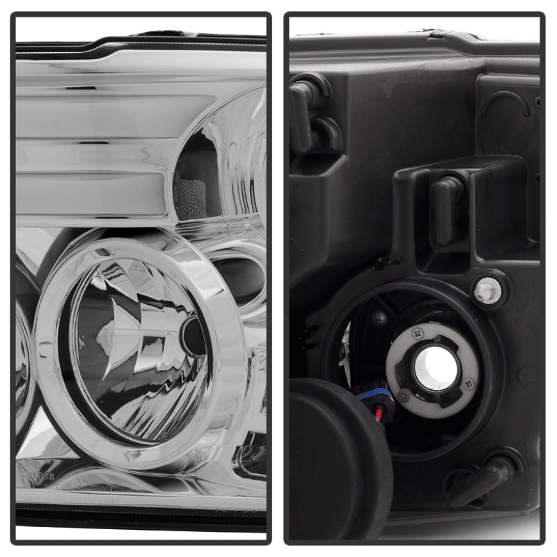 Spyder Dodge Ram 13-15 Projector Headlights Light Bar DRL Chrome PRO-YD-DR13-LBDRL-C 5080905 5080905 User 1