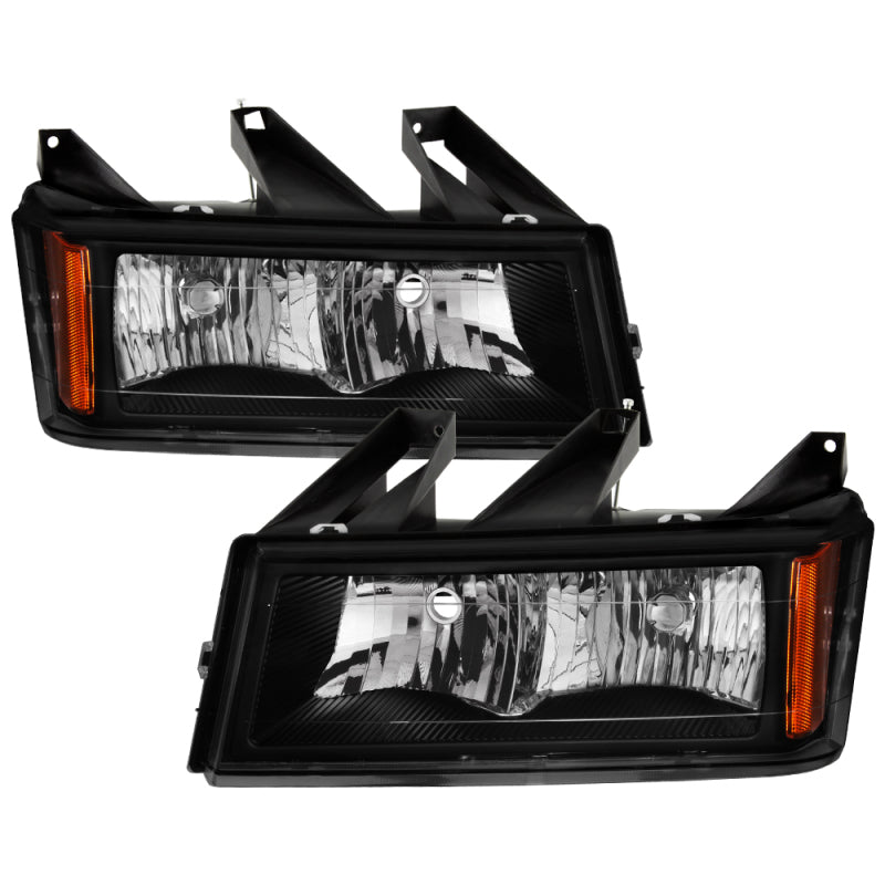 SPYDER xTune Chevrolet Colorado 04-12 Headlights Black - OEM Style HD-JH-CCOL04-OE-BK 9040177 9040177 Photo - Primary