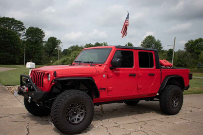 Fishbone Offroad 2020+ Jeep Gladiator Bed Storage Rack Steel Powdercoat FB21233 FB21233 Photo - lifestyle view