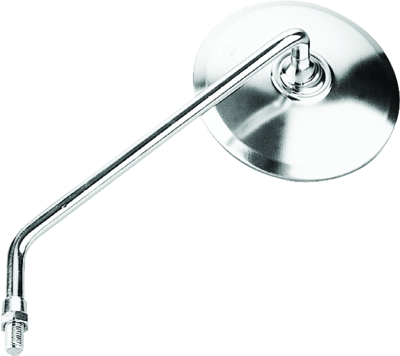 BikeMaster Round Mirror 10mm Right - Stainless 600070 600070 Photo - Primary
