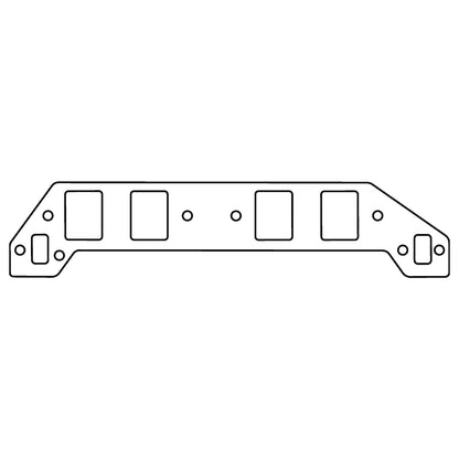 Cometic Gasket Cometic  GM Gen-V/VI BB V8 .060in Fiber Intake Mani Gskt Set-2.460in x 1.860in Rect. Ports C5342-060 C5342-060 Photo - Primary
