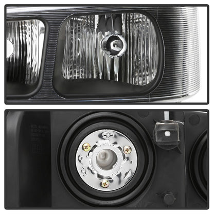 SPYDER xTune 03-17 Chevrolet Express 1500 OEM Style Headlights - Black (HD-JH-CEX03-OE-BK) 9042485 9042485 Photo - Unmounted