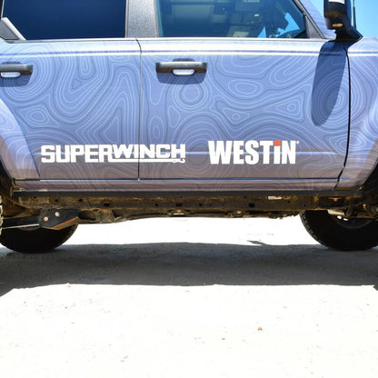 Westin 21-23 Ford Bronco 4dr (Excl. Sport) XTS Pinch Weld Covers - Tex. Blk 42-141955 42-141955 Photo - lifestyle view