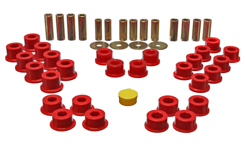 Energy Suspension Control Arm Bushing Set Red Mazda Miata All 1990-1997 11.3106R Photo - Primary