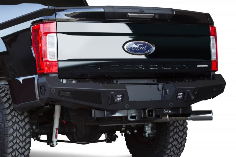 Addictive Desert Designs 17-18 Ford F-250 HoneyBadger Rear Bumper w/ BackUp Sensors R167301280103 Photo - Primary