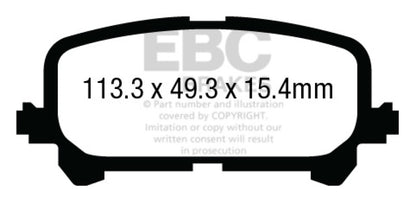EBC Disc Brake Pad Set DP43025R Photo - Primary
