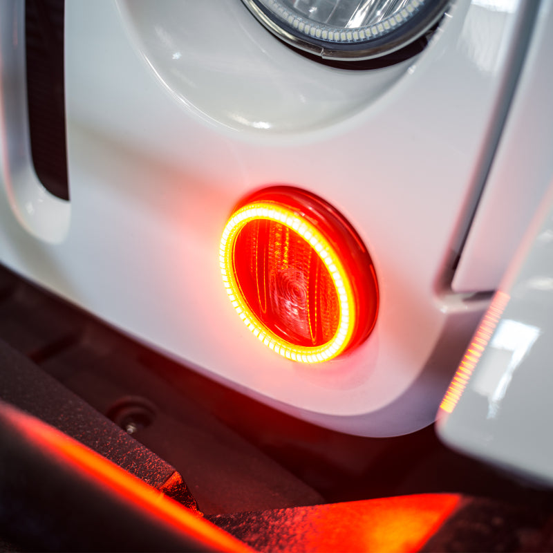 ORACLE Lighting Oracle Jeep Wrangler 07-17 LED Waterproof Turn Signal Halo Kit - Amber 2931-005 2931-005 Photo - Close Up