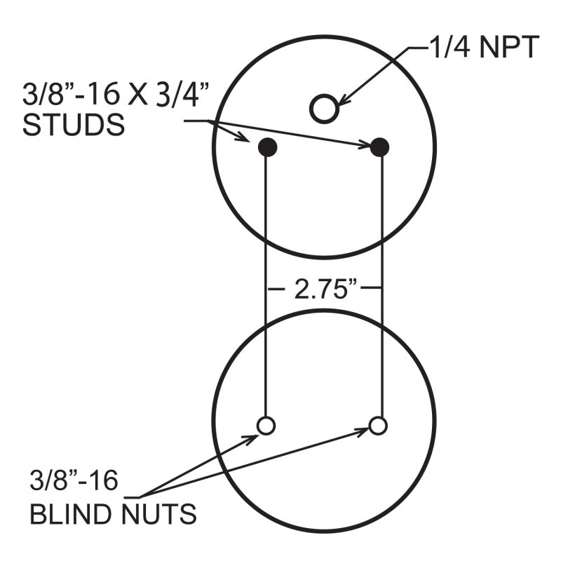 Firestone Ride-Rite Replacement Bellow 224C (For Kit PN 0830/2080/2032/2068) (W217606859) 6859 6859 Technical Bulletin