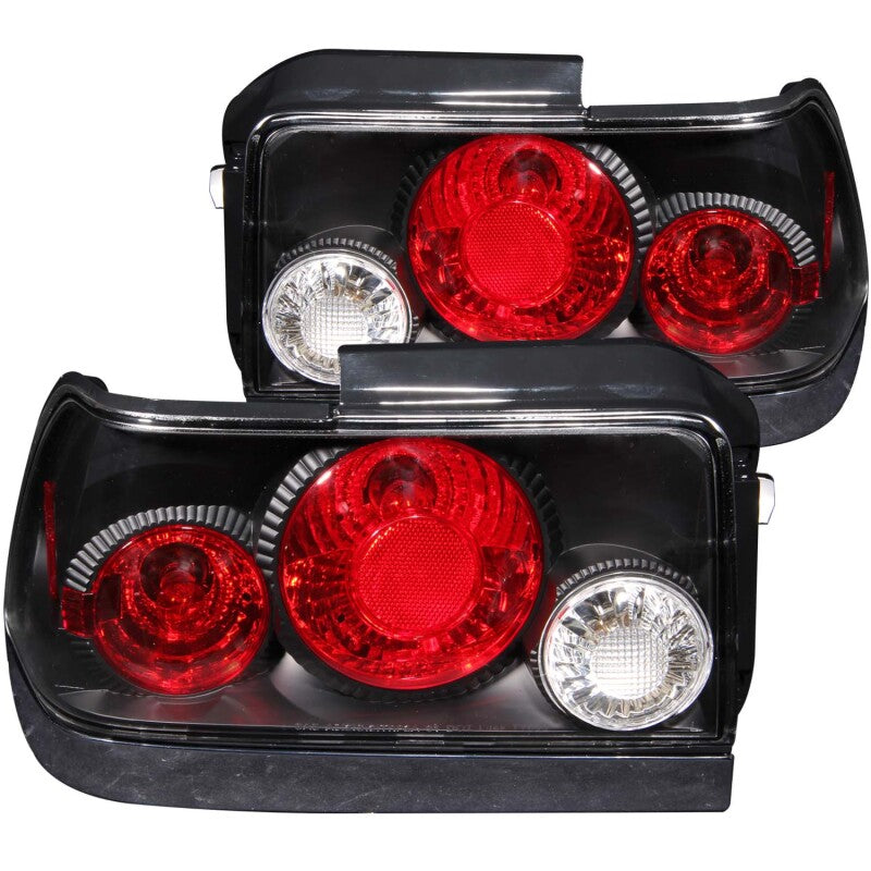Anzo 1993-1997 Toyota Corolla Tail lights Black 221113 Photo - Primary