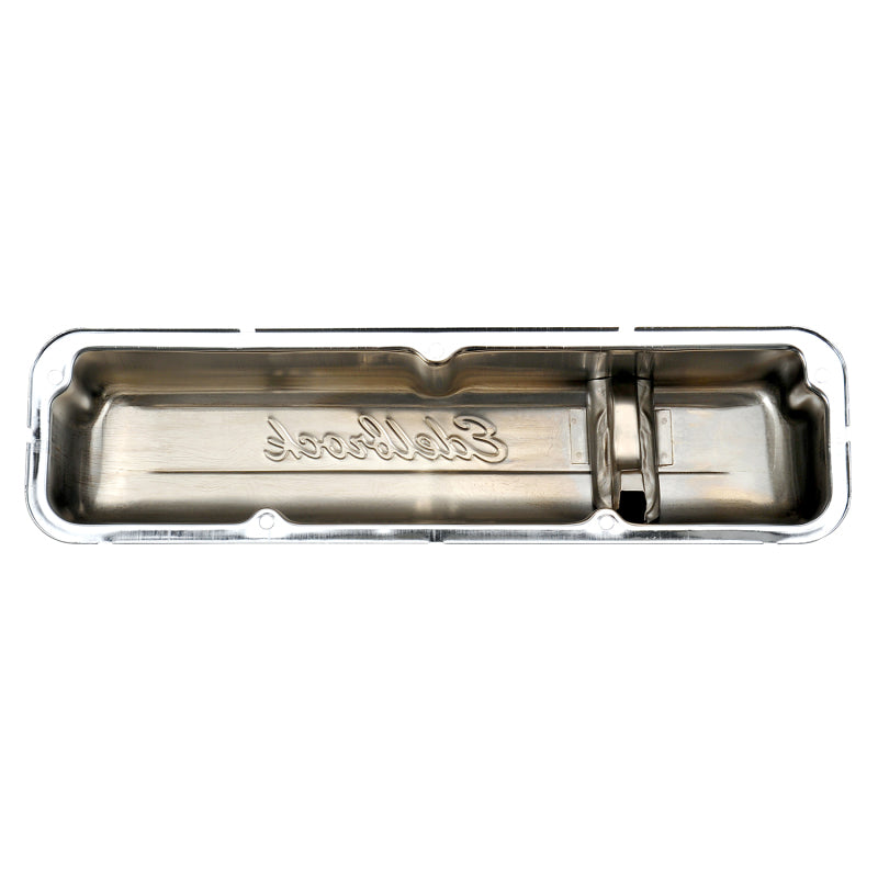 Edelbrock Valve Cover, Signature Series, Ford, 1958-1976 FE V8, Chrome 4462 Photo - out of package