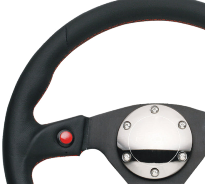 NRG Reinforced Steering Wheel- 320mm Sport Steering Wheel w/ Dual RST-007R Photo - Primary